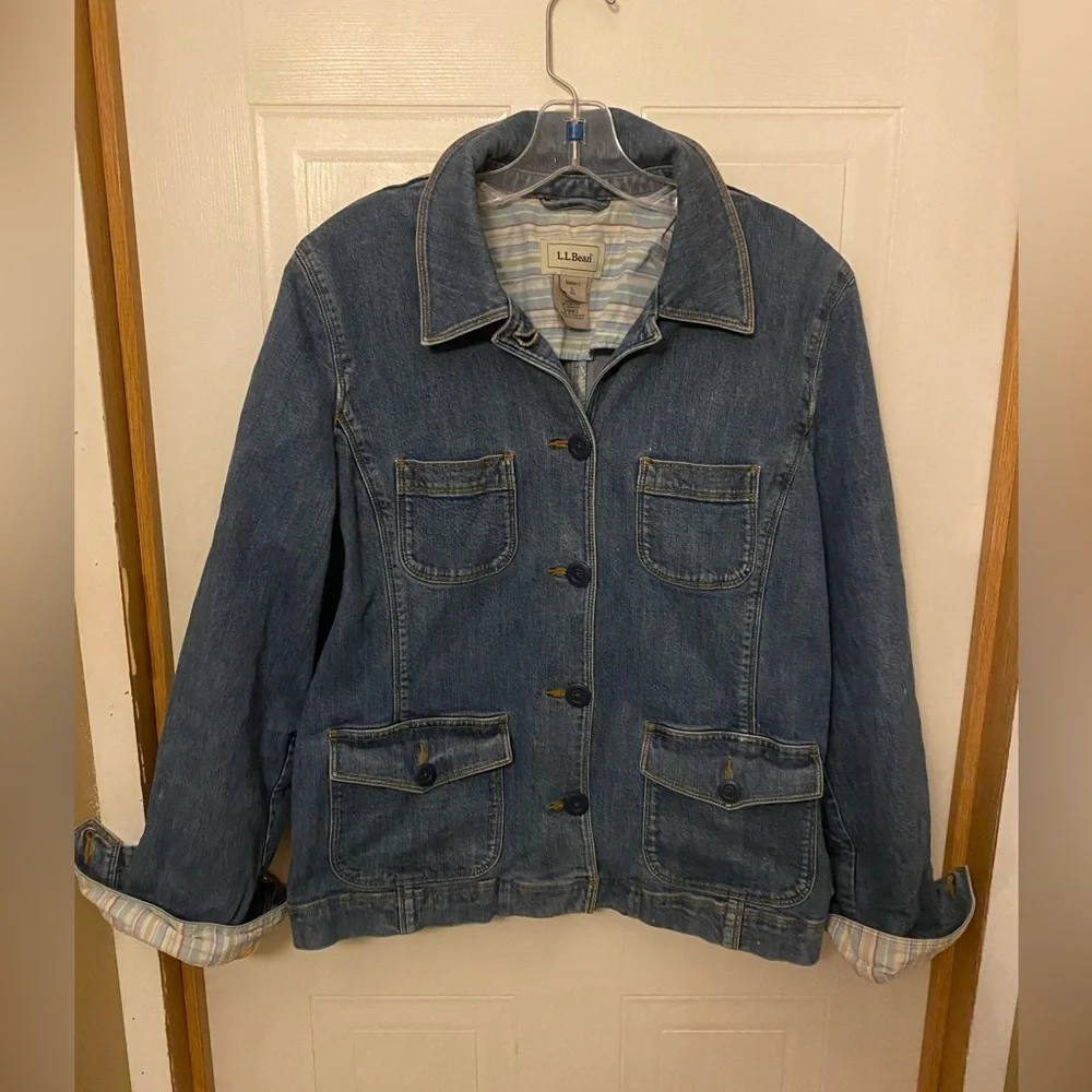 L.L. Bean Women’s Denim Chore/Barn Coat